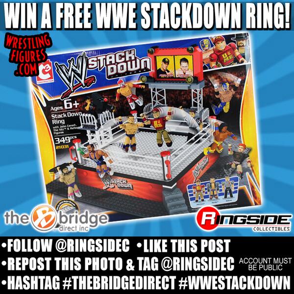RingsideC's tweet image. WIN A FREE #WWESTACKDOWN RING by #TheBridgeDirect! Go follow @RingsideC on Instagram &amp;amp; see post for how to enter!
