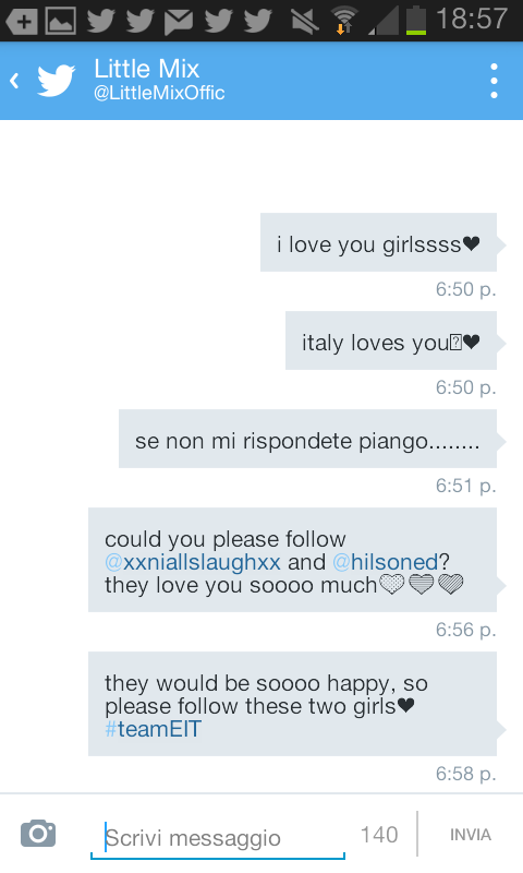 imaliampayne's tweet photo. mi chiederanno di entrare nel #teamEIT, sicuramente😘 #r http://t.co/aT9HrVz5Oz