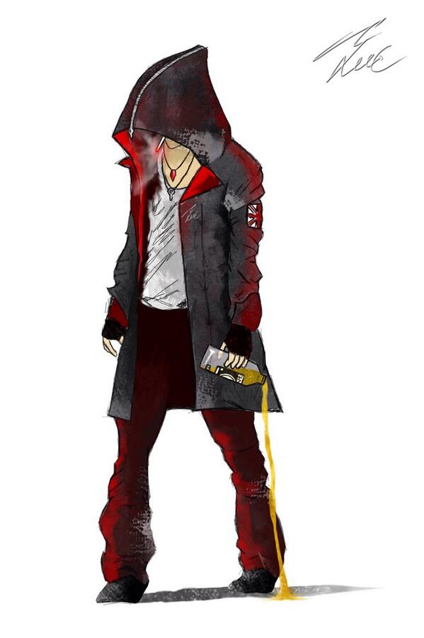 *he walks around in a hood over his head* #OpenRP