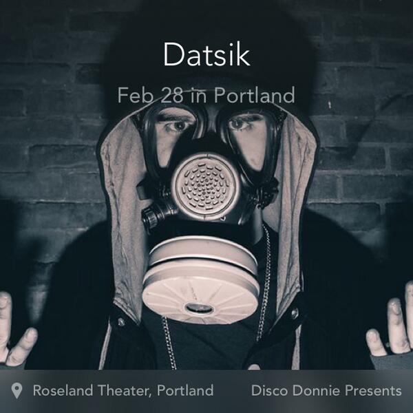 LaceyIreland's tweet photo. Win 4 tickets from @jukely to @datsik 2/28 at Roseland Theater! @DDPWorldwide http://t.co/alBBnAgKU1 http://t.co/G7h3MNfKem