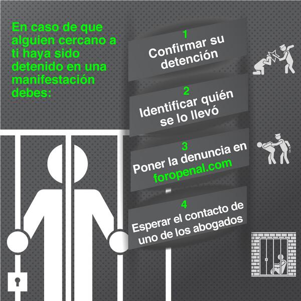 sirmoreno23's tweet image. Que hacer en caso que alguien cercano haya sido detenido ---&amp;gt;