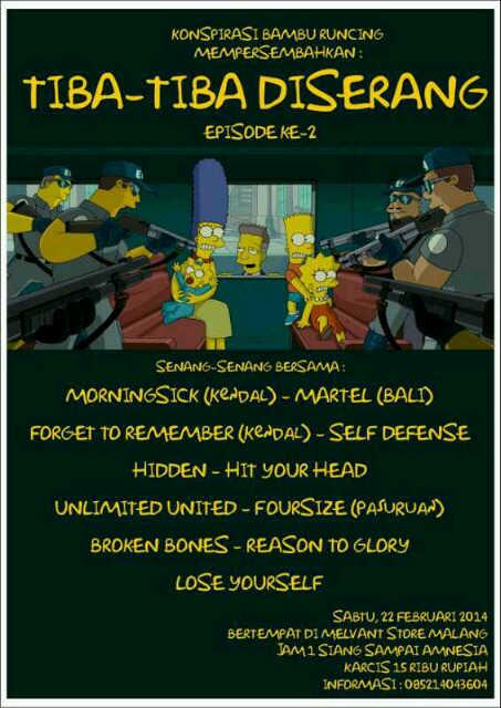 Selfdefense show at melvant store malang 22 february 2014 w/ morningsick kendal , be there :))