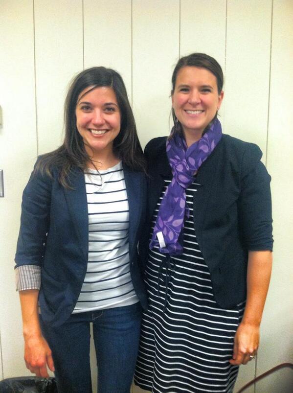 UWMAdClub's tweet image. @hsterricker &amp;amp; @LauraGainor, thank you so much for coming to speak with us tonight! You guys rock!