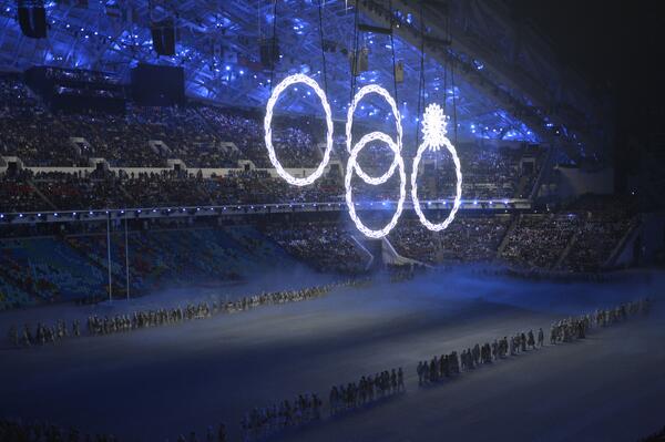 YahooSports's tweet image. Russian deputy PM promises that snowflake #ringfail will work properly at the Closing Ceremony yhoo.it/1oM0hmG