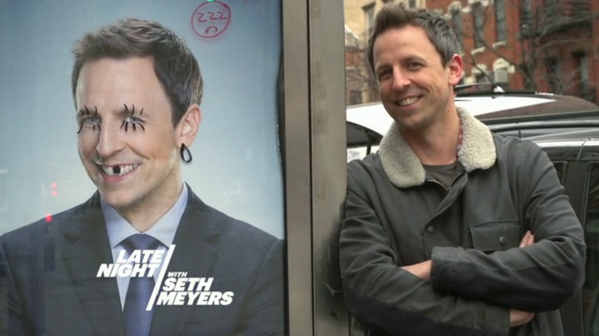 LateNightSeth's tweet photo. Thanks, New York! #LNSM http://t.co/wFMYRaVali