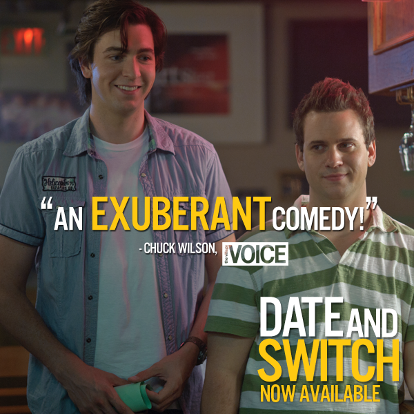 DateAndSwitch's tweet photo. .@villagevoice praises #DateAndSwitch for its comedic triumphs. Find out why here: http://t.co/nLtN9luulV http://t.co/lybnNz6unH