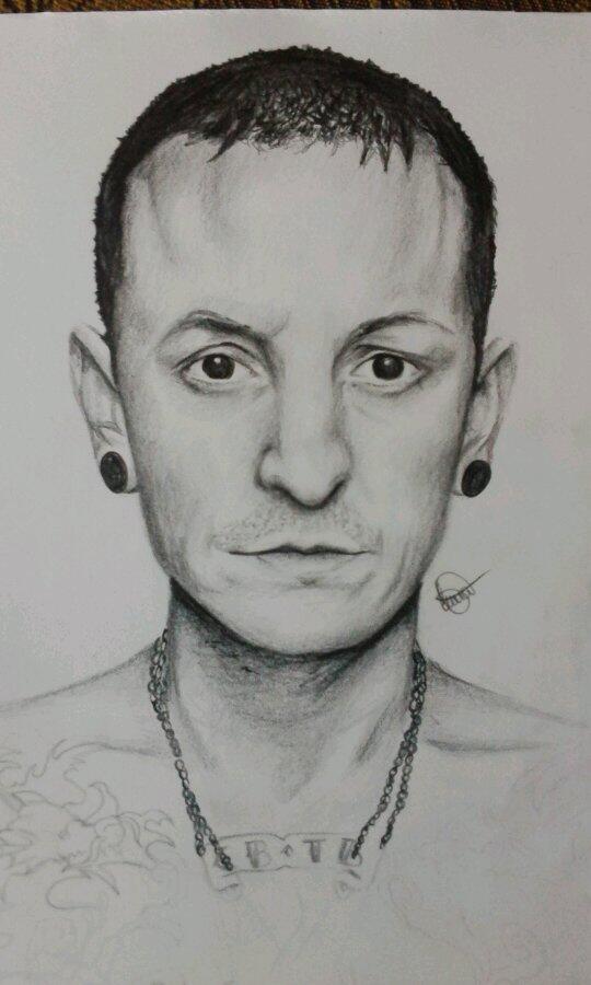 Madame Macabre Pa Twitter Dibujo De Chester Bennington Linkin