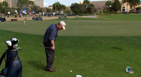 Add rhythm to your short game by taking one hand off the club, Hal Sutton explains -> bit.ly/1jRLBiK
