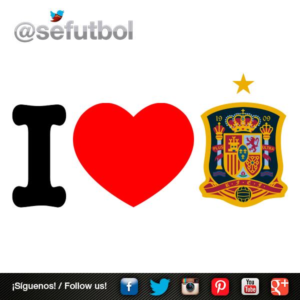 SEFutbol's tweet photo. ¡Demuestra tu PASIÓN por la Selección! Sigue a @SeFutbol y manda tu mensaje de ánimo para esta noche #VamosEspaña http://t.co/jtcO9fsOx3