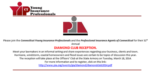nickruickoldt's tweet image. Join the #CTYIP &amp;amp; #PIACT for their 31st Annual DIAMOND CLUB RECEPTION in #Hartford #CT March 18th @GovMalloyOffice