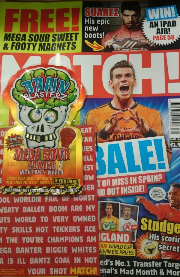 BrainBlasterz's tweet image. We&apos;re in Match! Magazine today! Check us out. :D #FreeSweets