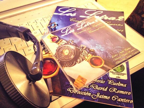 A escuchar el disco de la comparsa los lagartos "Los letra2" @CLosLagartos