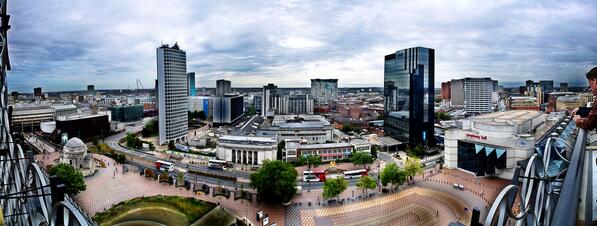 “<a href="/BhamCityCouncil/">Birmingham City Council</a>: Pic of the day: Lovely  panorama taken from <a href="/LibraryofBham/">LibraryofBirmingham</a> by @jasonjklewis ” love this <a href="/HyattBham/">Hyatt Regency Birmingham Hotel</a>