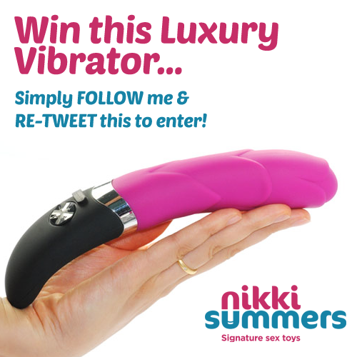 NikkiSummersST's tweet image. @Competitiongeni I'm giving one lucky lady the chance to #win this #Luxury #Vibrator! FOLLOW &amp;amp; RT to enter.