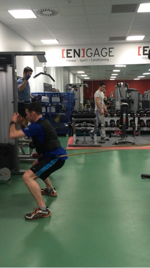 S_Hislen's tweet image. Weighted vest &amp;amp; resisted squat jumps #powerdevelopment