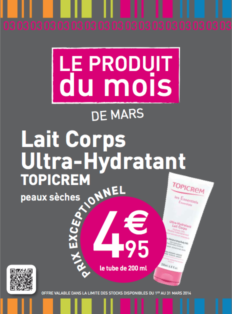 LeaderSante's tweet photo. Profitez du lait corps ultra-hydratant Topicrem à prix doux dans vos pharmacies @LeaderSante http://t.co/aiibUdwNEM