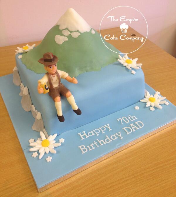 EmpireCakeCo's tweet photo. mountain cake for a man who is half Austrain http://t.co/ESTtFHh4Eh