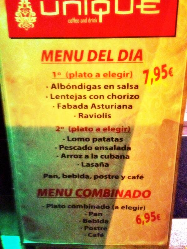uniqueCD's tweet image. Ven y prueba nuestros menus del dia!!las 3 B Bueno,Bonito,Barato!!que no te lo cuenten!!SOMOS UNIQUE!!!