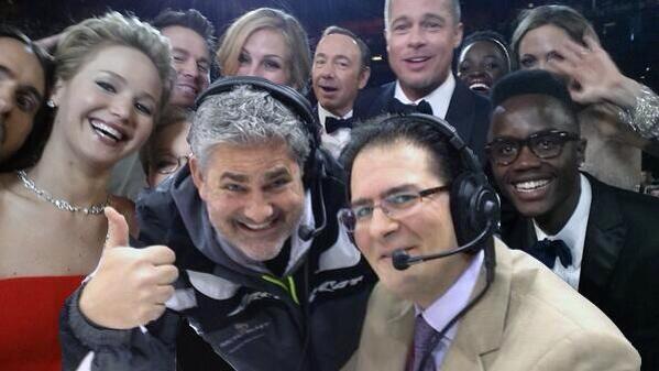 I think <a href="/PAKFANVikes/">PAKFANVikes</a> and <a href="/Russostrib/">Andrew Marshall</a> replicated <a href="/TheEllenShow/">The Ellen Show</a> selfie really well at the morning skate today.