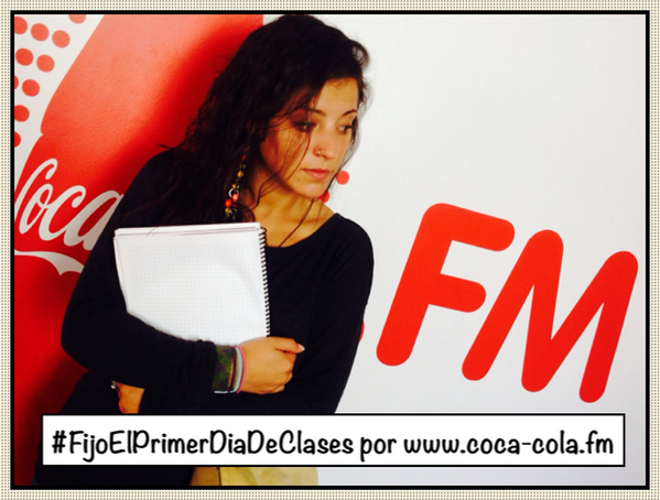 CocaColaForMePe's tweet photo. #FijoElPrimerDiaDeClases te encuentras a la alumna nueva - http://t.co/vmj6SivAIh http://t.co/7Oiw5Ri7NM