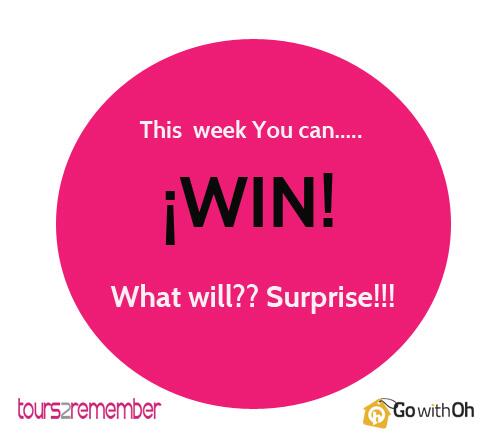 Tours2Remember's tweet photo. This week Tour2Remember organize with #GowithOh a competition!!! What will?? surprise surprise!!! http://t.co/j0qfSOilS8