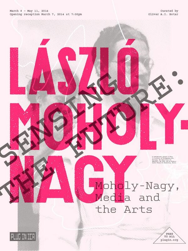 U_INK's tweet photo. Starting this weekend (March 7 - May 11) Sensing the Future: Moholy-Nagy, Media and the Arts @PLUGINICA. Go see it. http://t.co/9DrXzjVEBC