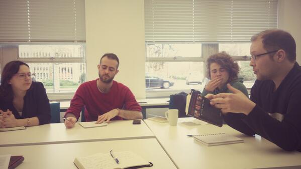 PPU_Warwick's tweet photo. This was last week's PPU reading group, next meeting 1pm Wednesday H0.42 to discuss @profdavidharvey's REBEL CITIES http://t.co/p68tMu9GmW