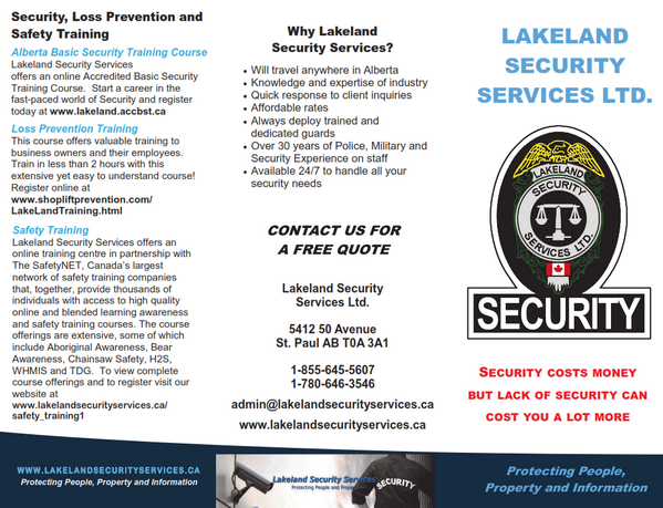 #weeklychamberpromotion #StPaulAB #Championsforchange thanks #LakelandSecurityServices for helping eliminate Graffiti