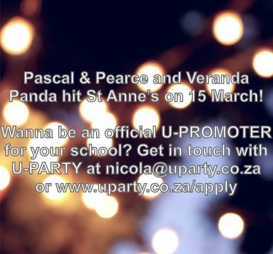 WHOA! Wanna be a U-PROMOTER for the St. Anne's U-PARTY feat. <a href="/PascalandPearce/">Pascal & Pearce</a> &amp; @veranda_panda 15 March? See image ;)