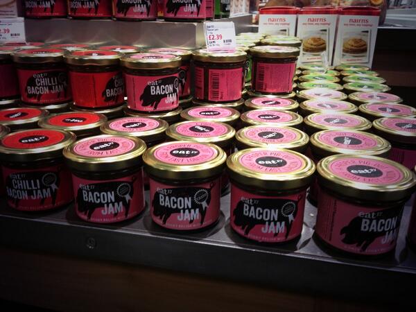 Spotted in John Lewis :) is it time to start selling our bacon and jack Daniels jAm? :) #acklamvillagemarket