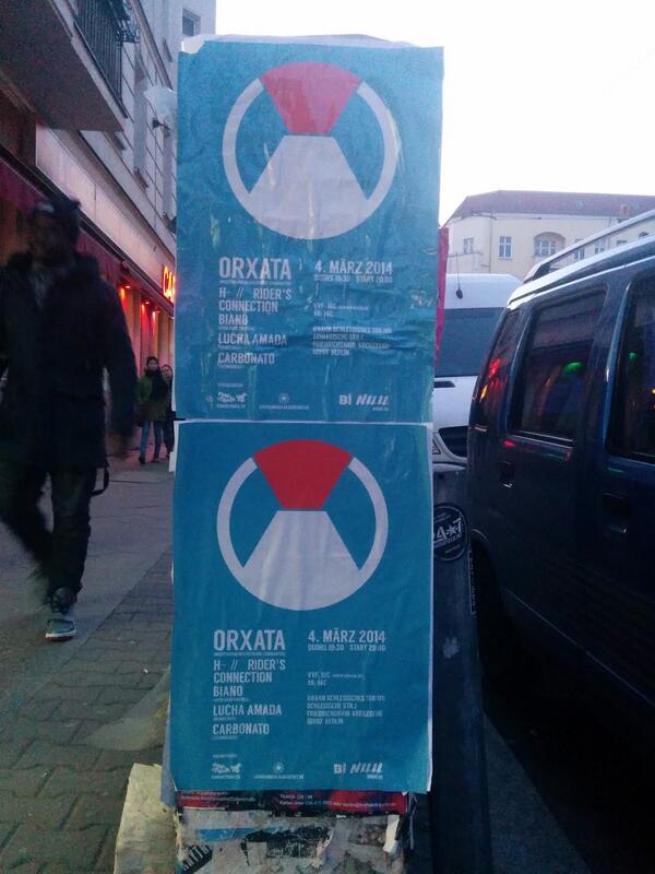 orxata's tweet image. Ja estem a Berlín i la ciutat està petada d&apos;estos cartellacos!
facebook.com/events/6541239…
#Pretemporada
#IsmaelSerrano