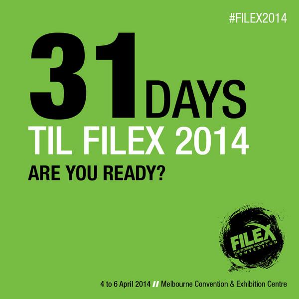 aif_network's tweet image. Only 31 days left until #FILEX2014 #Melbourne #EmbracingChange