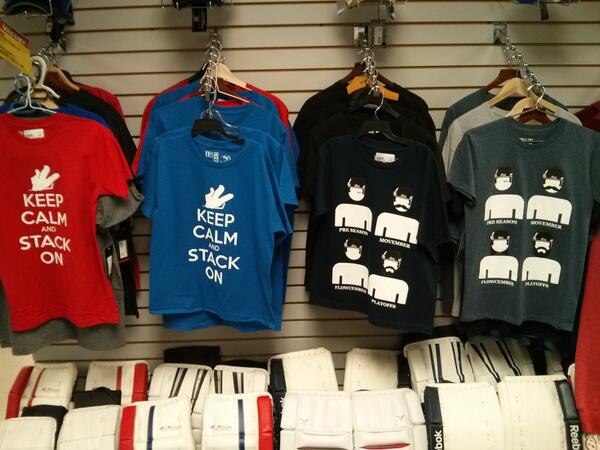 DukesSource's tweet image. Just got in the first series of shirts by @DiceHockey! #KeepCalmandStackOn