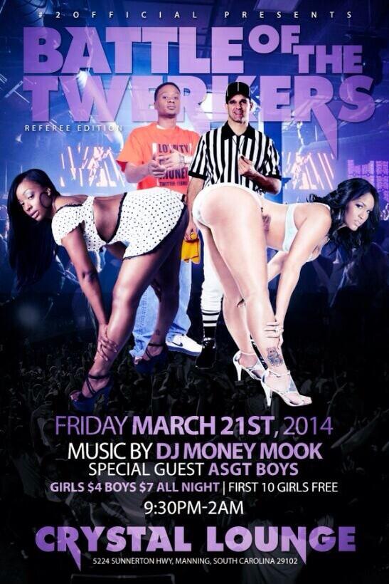 VanityFASHION__'s tweet image. Y'all ready to turn up or nah ? #2Official Presents "BATTLE OF THE TWERKERS" Referee Edition &amp;gt;&amp;gt;&amp;gt; FIRST 10 LADIES FREE