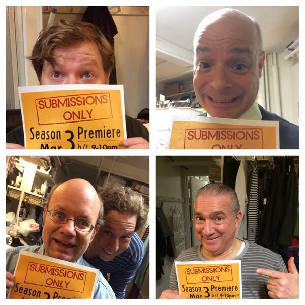 #SubOnly3 @broadwayworld The Oldsies are obviously excited about tonight's season premiere of Submissions Only!