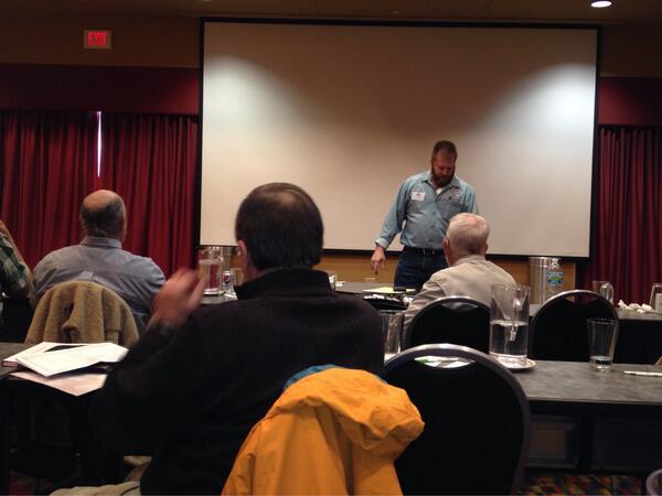Heartland Chapter of AARST meeting underway!  Elections complete and Gary doing a great job! Off to MiMis cafe later!