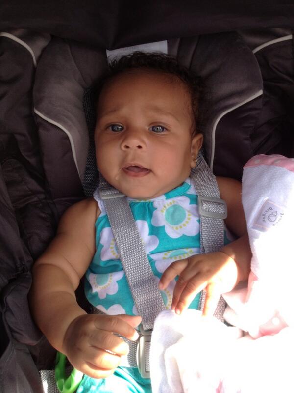 MiamiHerald's tweet photo. Read more: http://t.co/sJgMuyx2RH RT @smillerdegnan: Ella Grace Perryman. Too cute! #Canes #DaddyDenzel http://t.co/1nXxDzM5K1