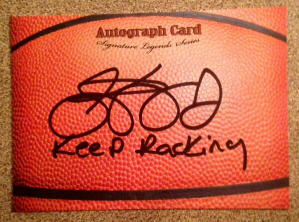 rackrs's tweet photo. Kyle Singler Autographed Rackrs Card from our February 25th autograph signing. #KeepRacking http://t.co/9NiHtRrjFa