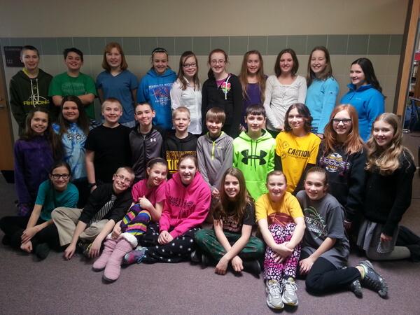 6th grade Regional History Day participants. ..competing at WSU tonight.