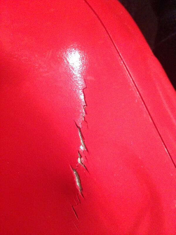 hunter boots cracking