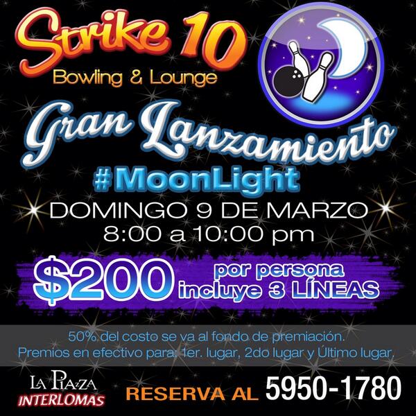 strike10Mex's tweet photo. Este domingo arrancamos con los torneos de #MoonLight  Interesantes premios en efectivo. http://t.co/BhypPJPETR