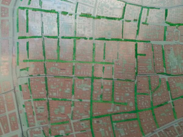 Mariahilferstr.-Hausbesuche: Karte vom 7. zeigt, wie fleißig Grüne unterwegs waren. Bis Do abstimmen! #Mahue