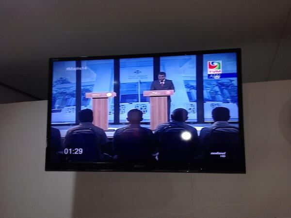 PPMchannel's tweet photo. Where's the second candidate? http://t.co/zDMyMheQtq