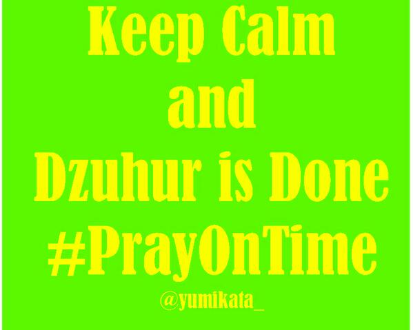 YumiKata_'s tweet image. Keep Calm Mabroww :D #PrayOnTime