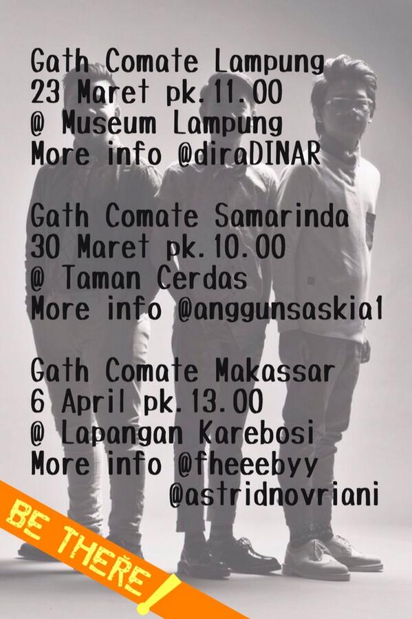 comateindones's tweet photo. RT @dinidinda: Info gath comate. Dont miss it! Ada sesuatu yang SESUATU banget. Uhuy. Bantu RT http://t.co/XMgFirgLXl