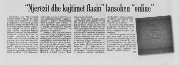 IntegraNGO's tweet photo. Artikulli ne Koha Ditore @portalikohanet http://t.co/yVRZFVfskQ