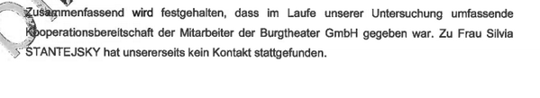 #Burgtheater das spricht nicht gerade für besonderes Interesse an der Aufklärung der unkonventionellen Abläufe ...