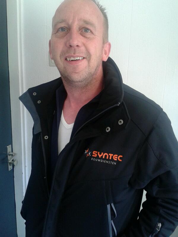 werkfactor's tweet photo. Wietze van der Molen is gestart met Syntec Bouwservice. Nieuw in Drachten. En in een nieuwe jas.  Succes!! http://t.co/gYWbuWS4va