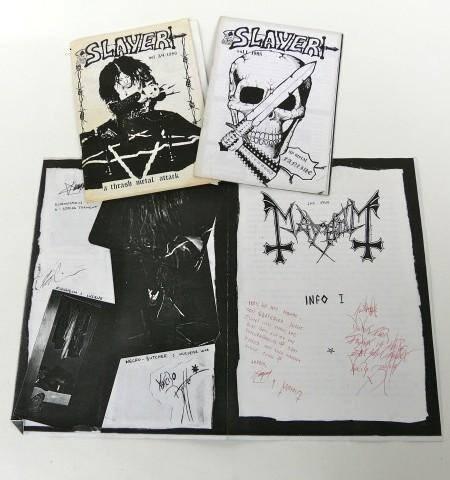 Original #Mayhem info FULLY SIGNED - #Slayer mag vol: 3/4 - Slayer mag vol:1

#blackmetal #neseblod