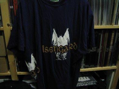 #ISENGARD TESTPRINT T-SHIRT 3 ISENGARD LOGOS AND ONLY ONE COPY MADE.

#blackmetal #neseblod
